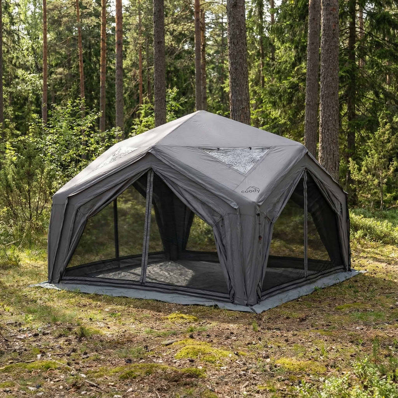 Coody | RBM Hub Shelter Inflatable Tent for 2-6 Person (Gray)