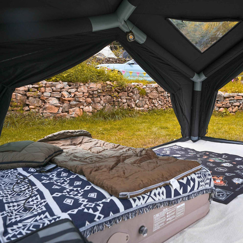 Coody | RBM Hub Shelter Inflatable Tent for 2-6 Person (Black)