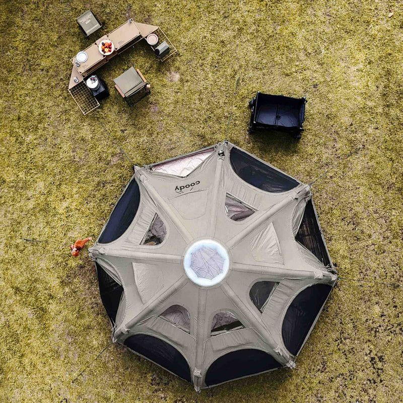 Coody Aurora Dome Forest Green - Luxury Inflatable Tent (2-4 person)