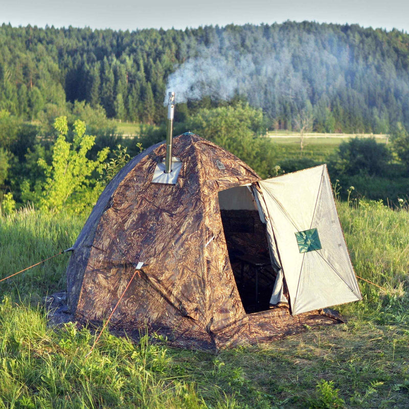 RBM Outdoors UP-2 Mini - All-Seasons Double Layer Hot Tent for 1-3 person