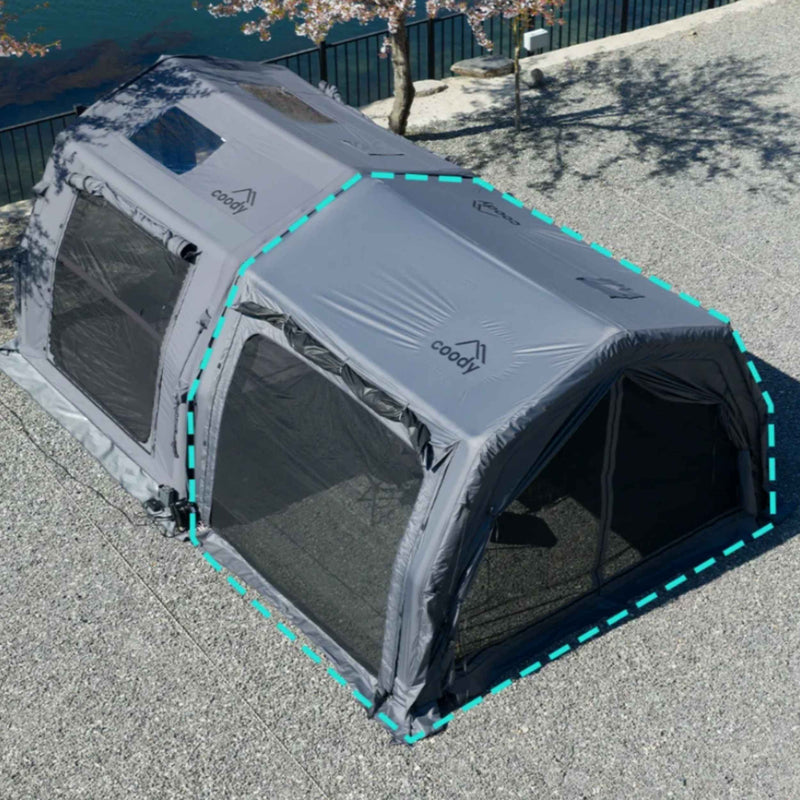 Coody AirTarp Pro Inflatable Canopy for 17.2 Pro, 10.0 Pro & Hub Pro - Gray