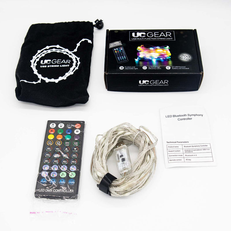 UC Gear LED String 34' - Multi Color with Remote — view 4
