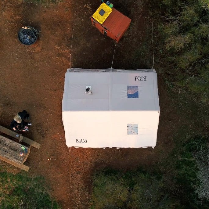 Coody 13.6 (Koala-5) Beige Inflatable Tent for Camping (2-8 person)