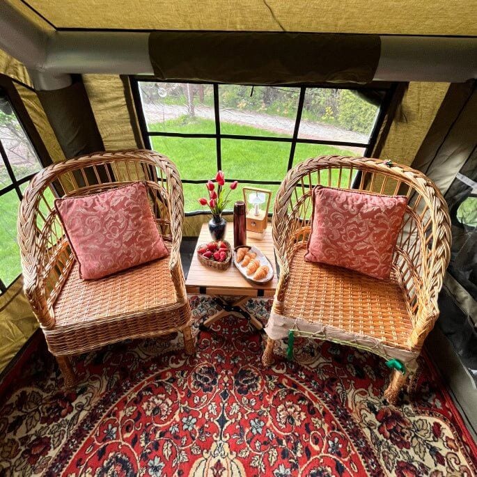 Coody 13.6 (Koala-5) Forest Green Inflatable Tent for Camping (2-8 person)