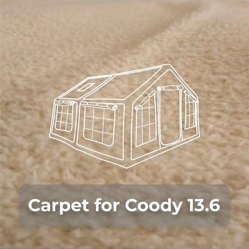 Coody Carpet – Tailored for Coody Familia AirTent 13.6 Beige