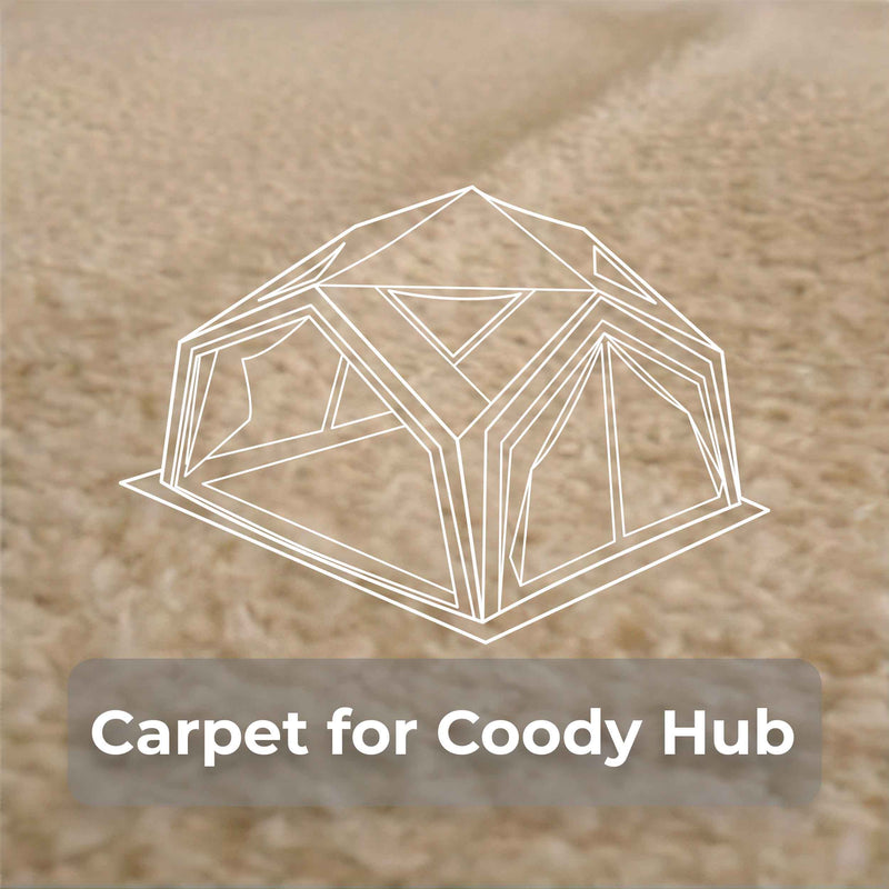 Coody Carpet – Tailored for Coody Hub Tent Beige