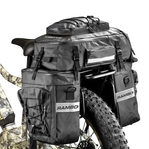 Triple Saddle Accessory Bag - Black