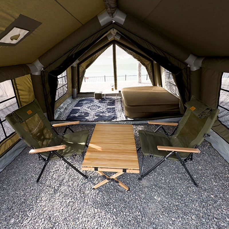 Coody 17.2 (Koala-7) Forest Green Large Inflatable Tent for Camping (2-10 person)