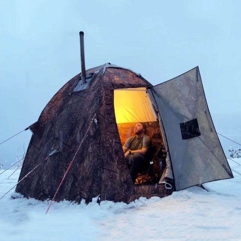 RBM Outdoors UP-2 Mini - All-Seasons Double Layer Hot Tent for 1-3 person